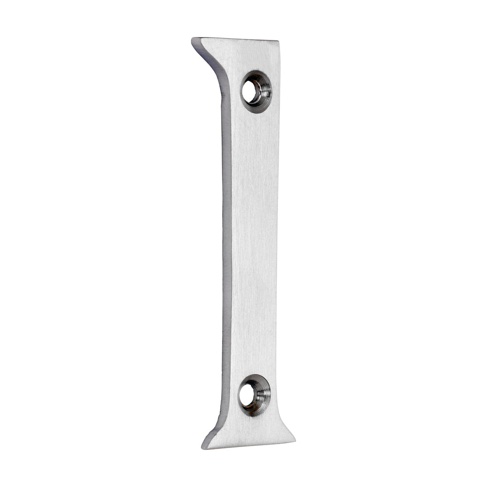 Door Numeral 1 - Satin Chrome 75mm