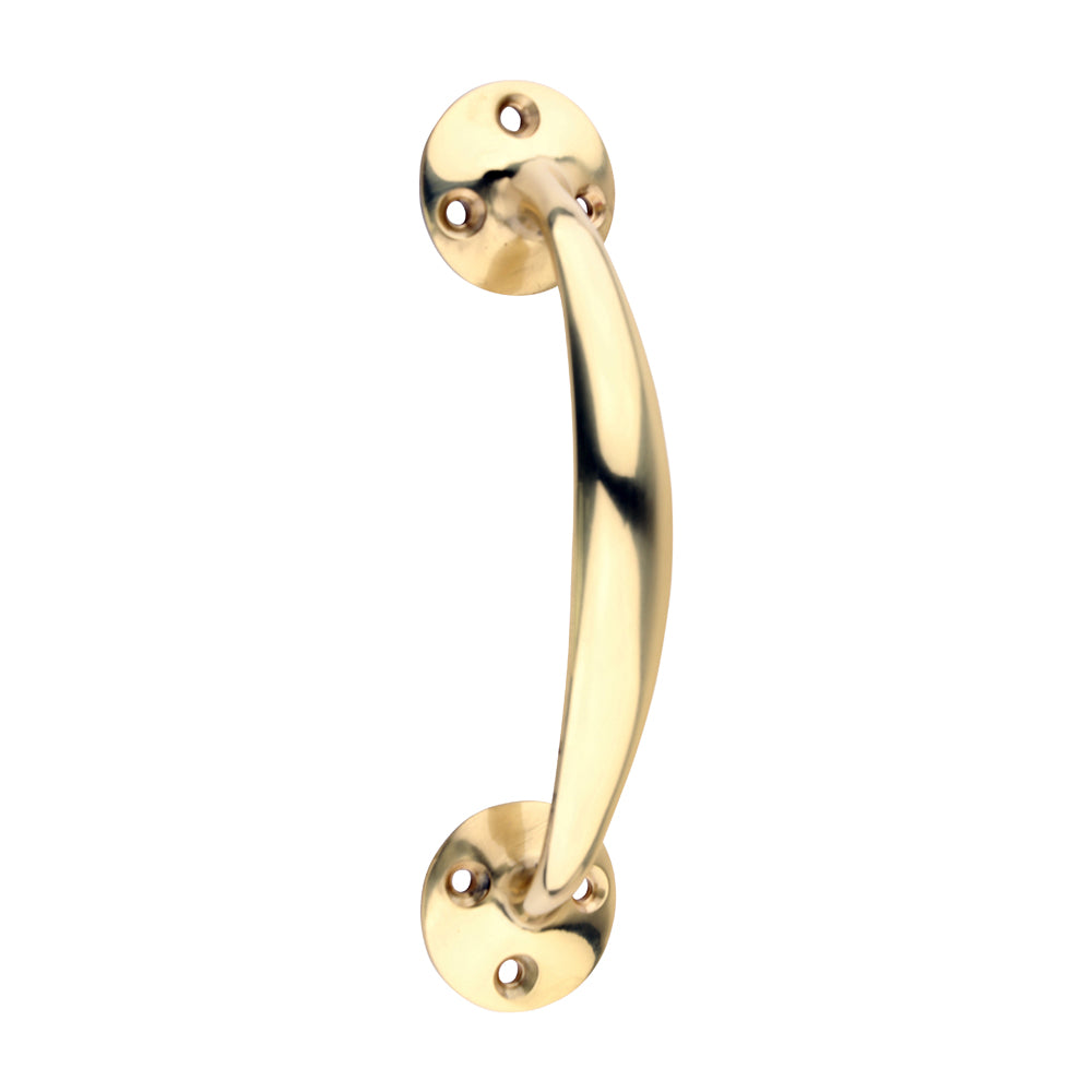 Bow Handle - Polished Brass 152mm
