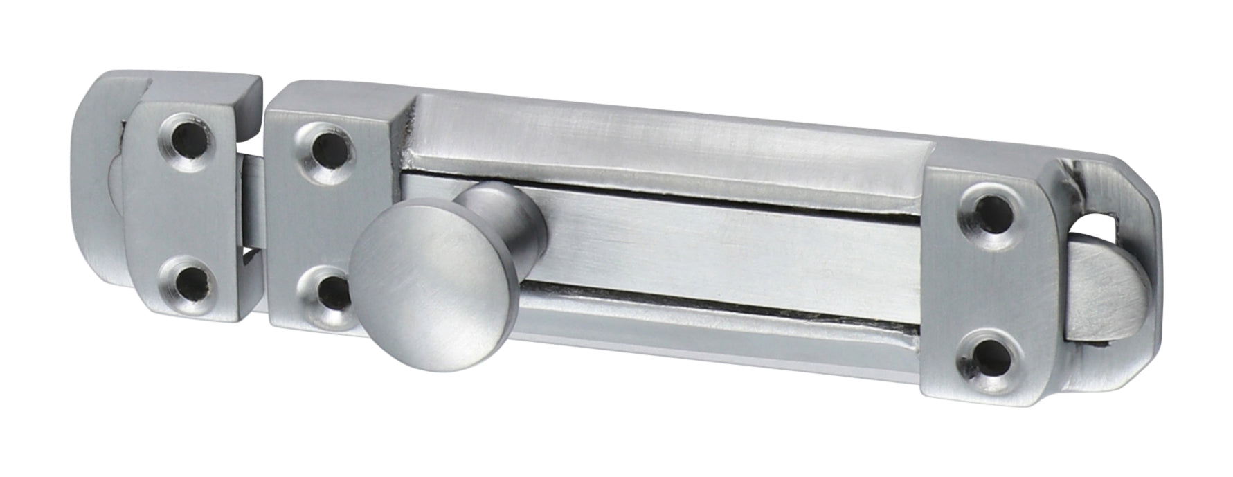 Flat Section Bolt Satin Chrome - 110 x 25mm