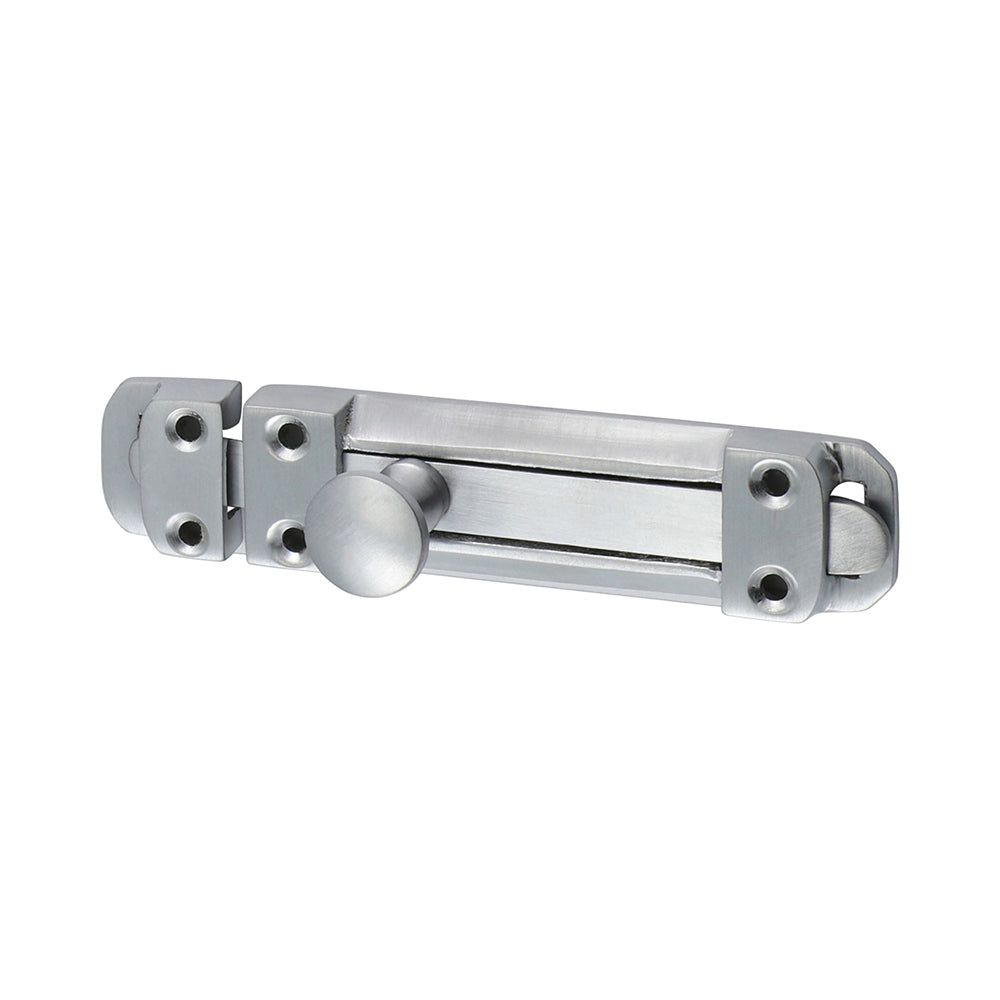 Flat Section Bolt Sat. Chrome - 110 x 25mm