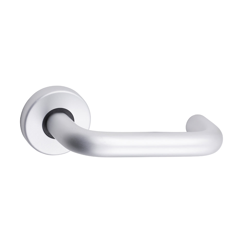 Contractors Lever On Rose Set - Satin Anodised Aluminium 52mm