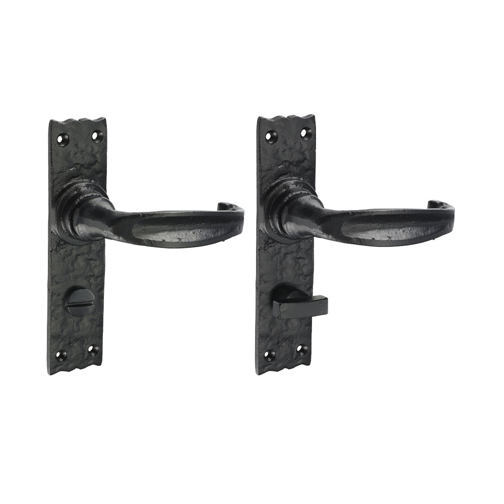 Narrow WC Handle Ant BLK - 155 x 37 (Pack 2)