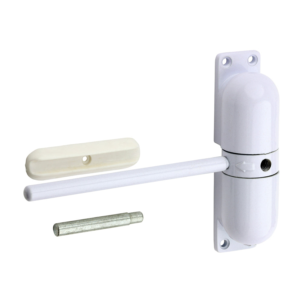 Spring Door Closer - Epoxy White White