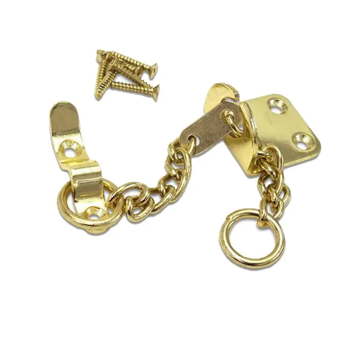 Security Door Chain E Brass - 44mm
