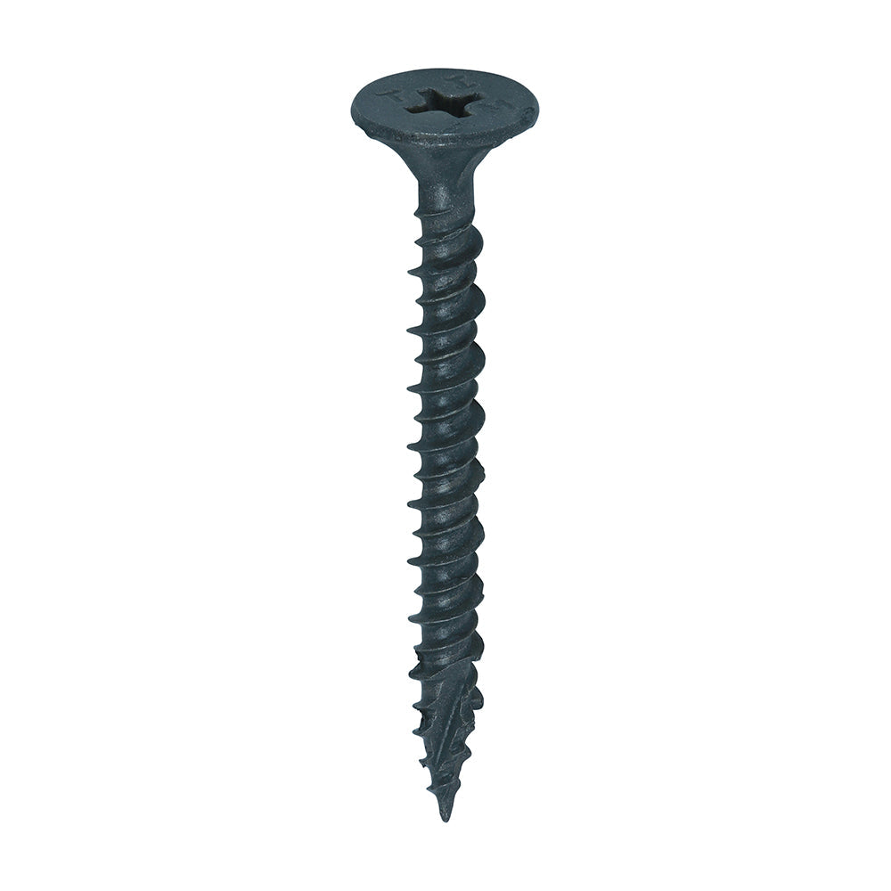 Drywall Construction Timber Stud Cement Board Screws - Countersunk Wafer - Twin-Cut - Exterior - Silver Organic