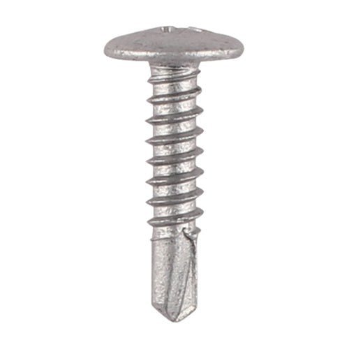 Metal Construction Sheet & Framing Screws - PH - Low Profile Wafer - Exterior - Silver Organic