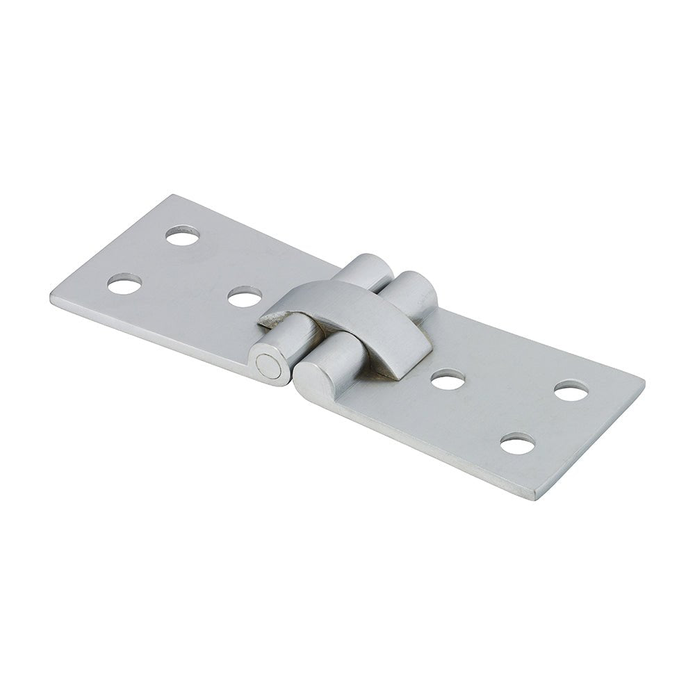 Counter Flap Hinges - Solid Brass - Satin Chrome (Pack 2)