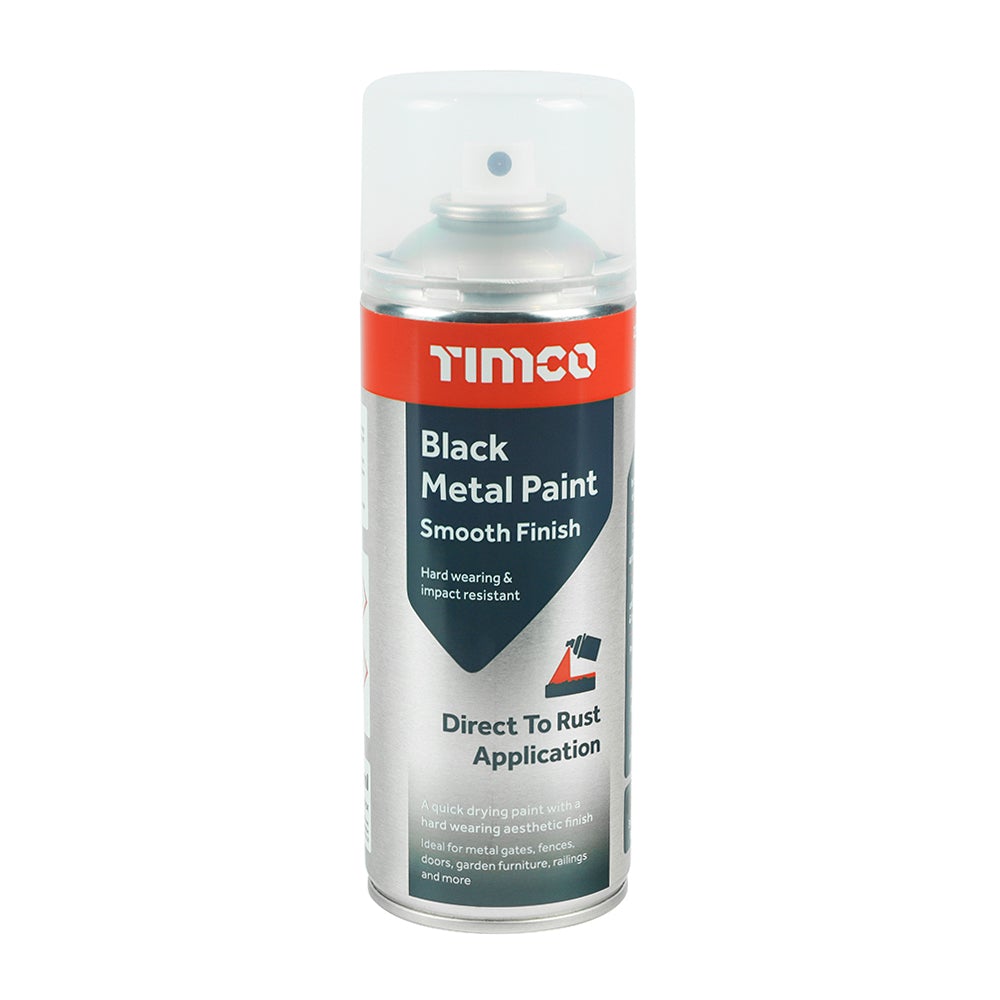 Black Metal Paint - Smooth Finish