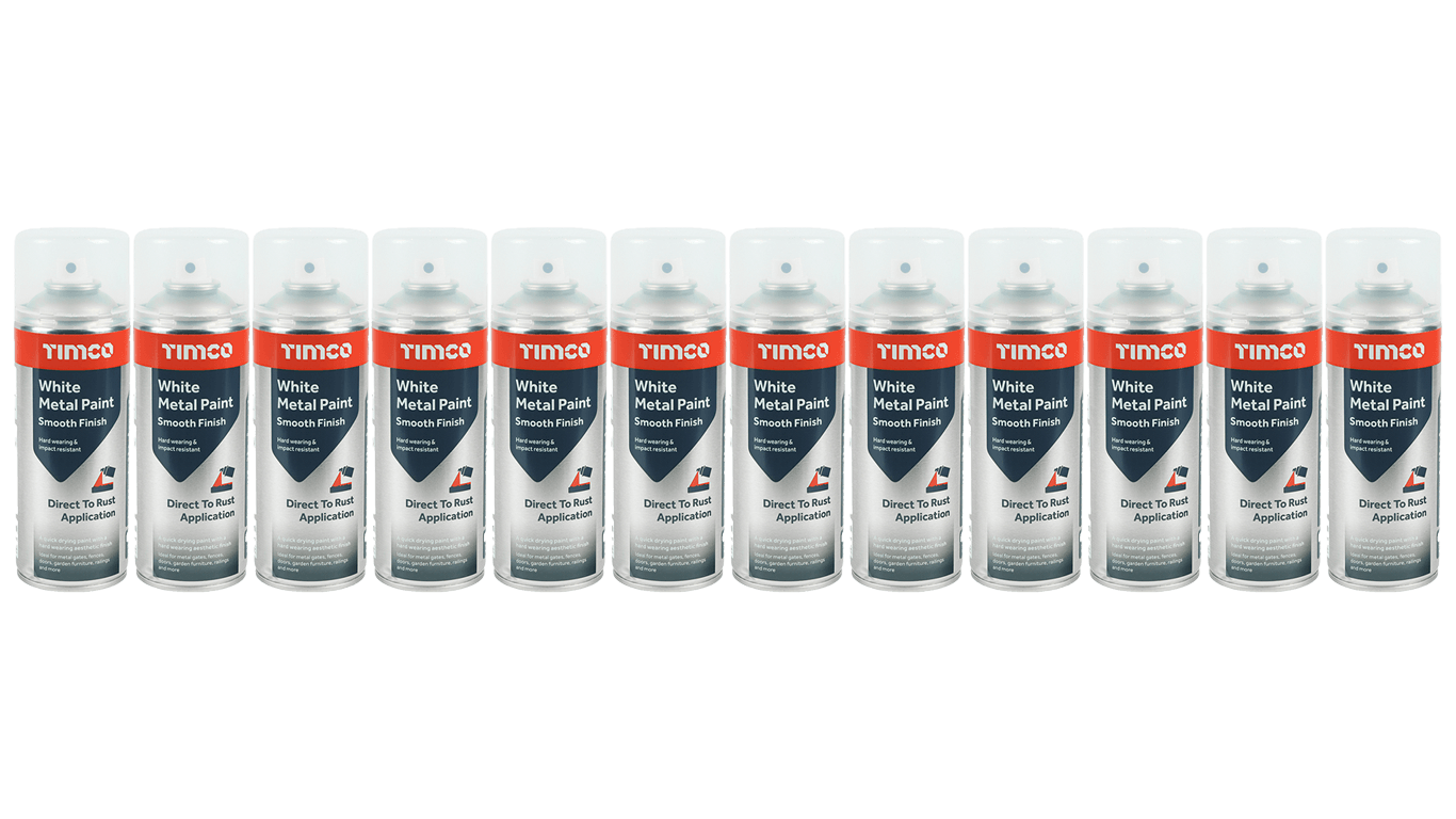 White Metal Paint - Smooth Finish