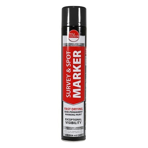 Survey & Spot Marker - Black (Covering Old Lines)