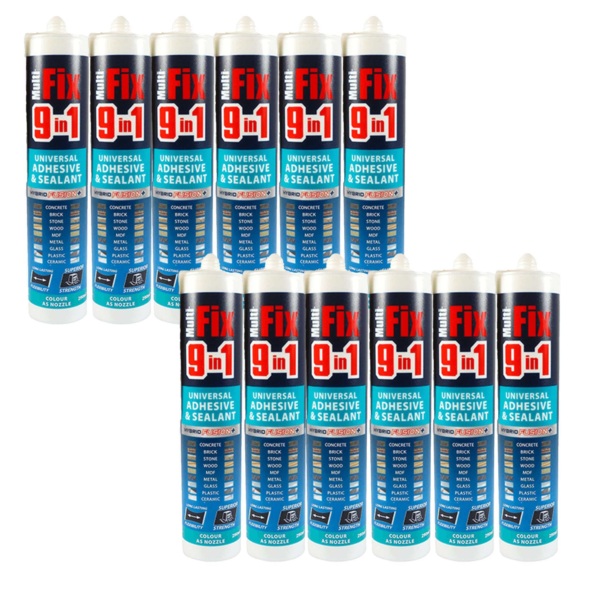9 in 1 Universal Adhesive & Sealant - 4 Colours