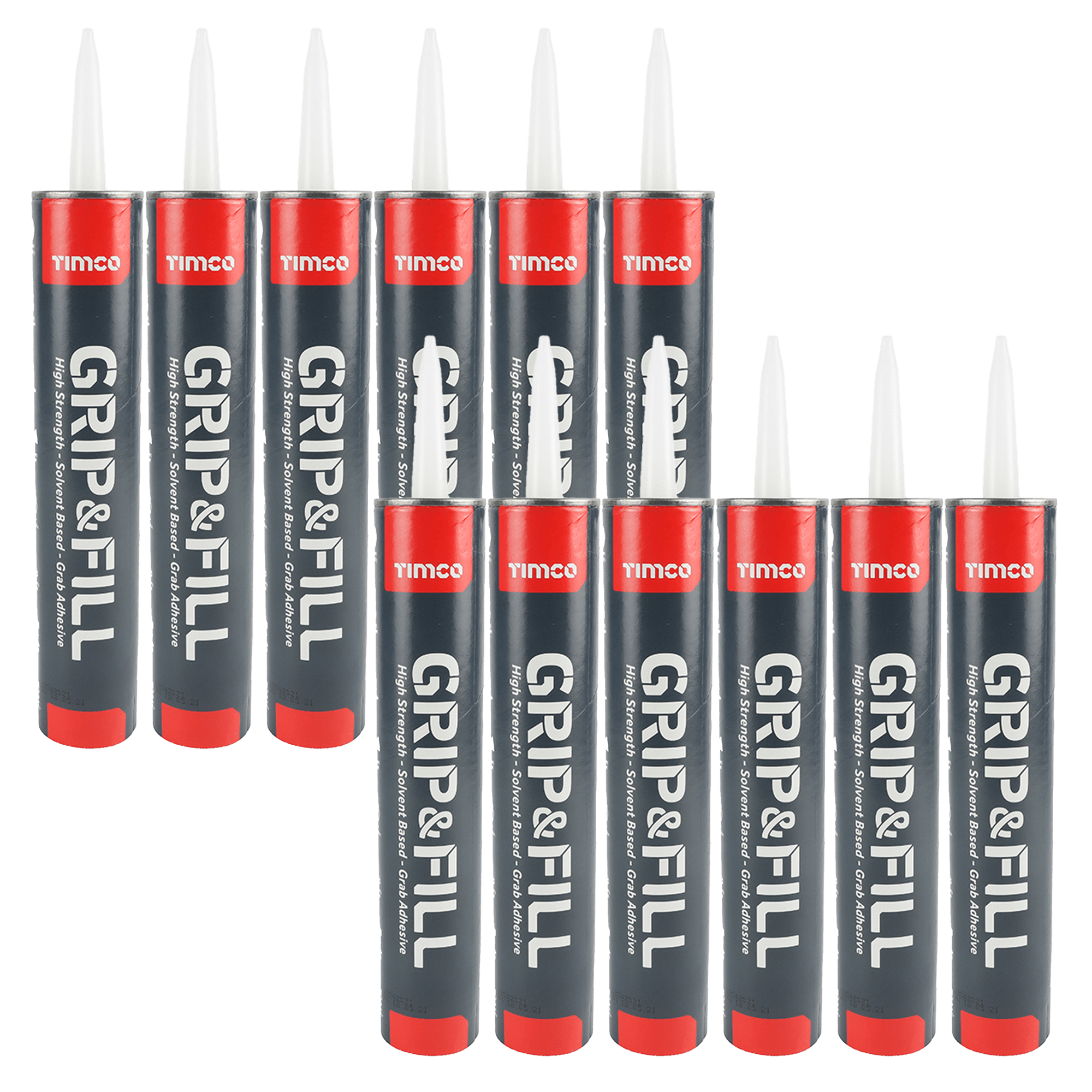 Grip & Fill - Direct Bond Gap Filling & Panel Adhesive - Solvent Based - Beige - Box 12