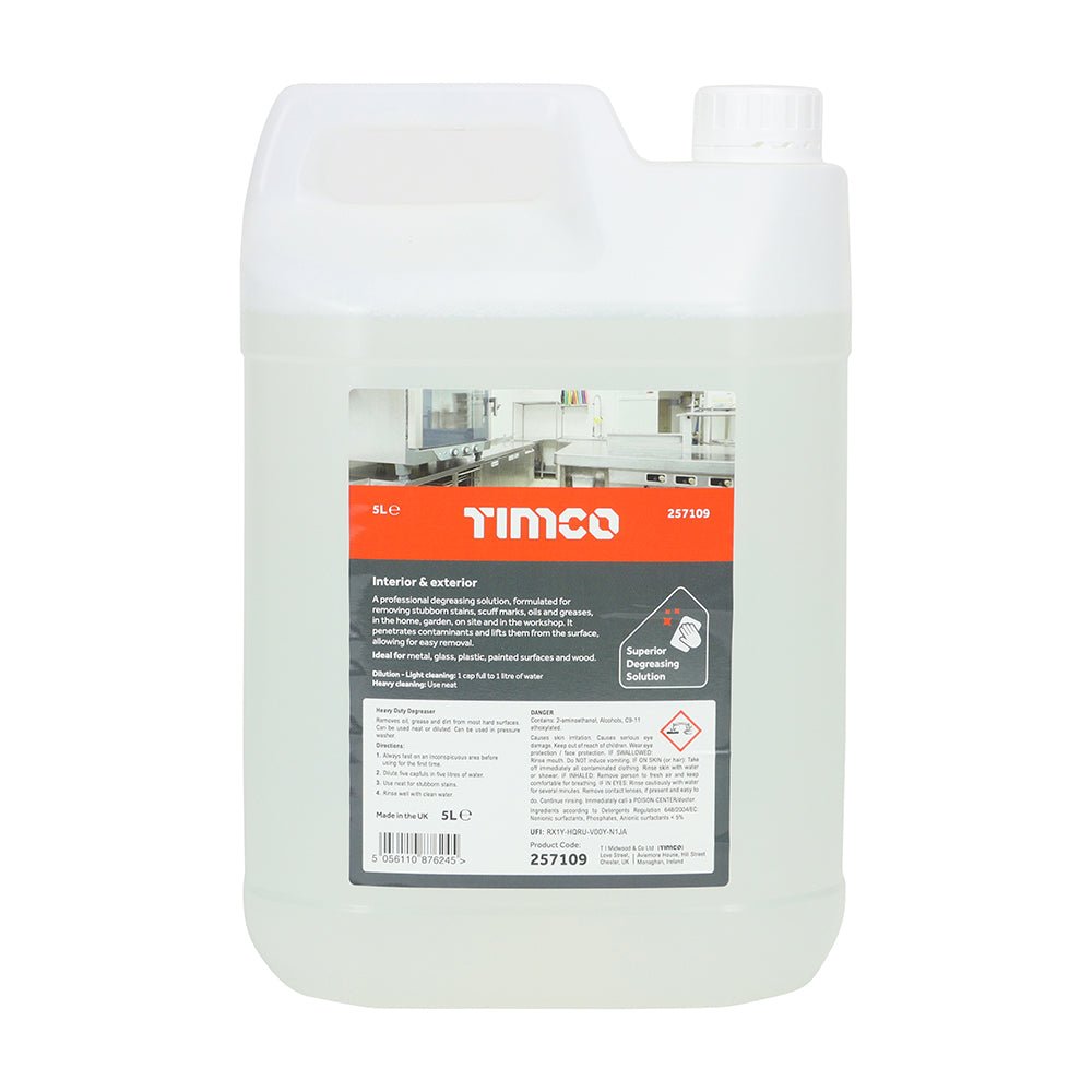 Heavy Duty Cleaner & Degreaser - 5L