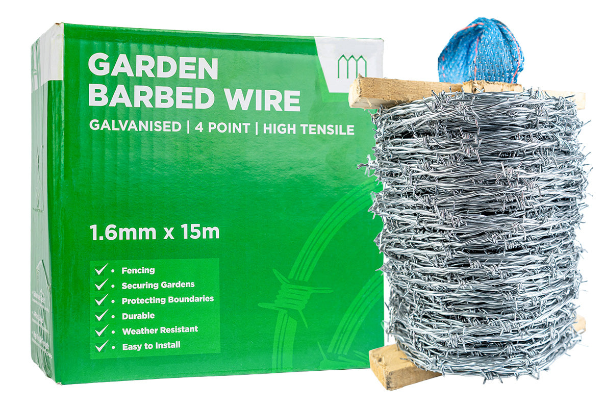 Samac WNBWHT200 Galv'd High Tensile Barbed Wire 1.6mmx200m