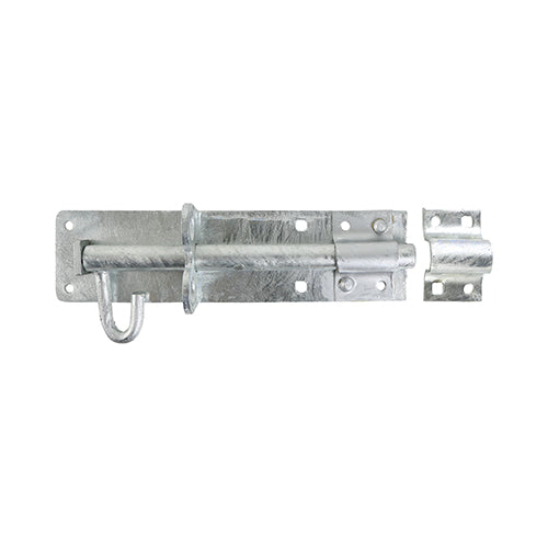 Heavy Brenton Padbolt - Hot Dipped Galvanised 8"