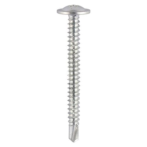 Baypole Screws - Wafer Flange - PH - Self-Drilling Point - Zinc - Box 200