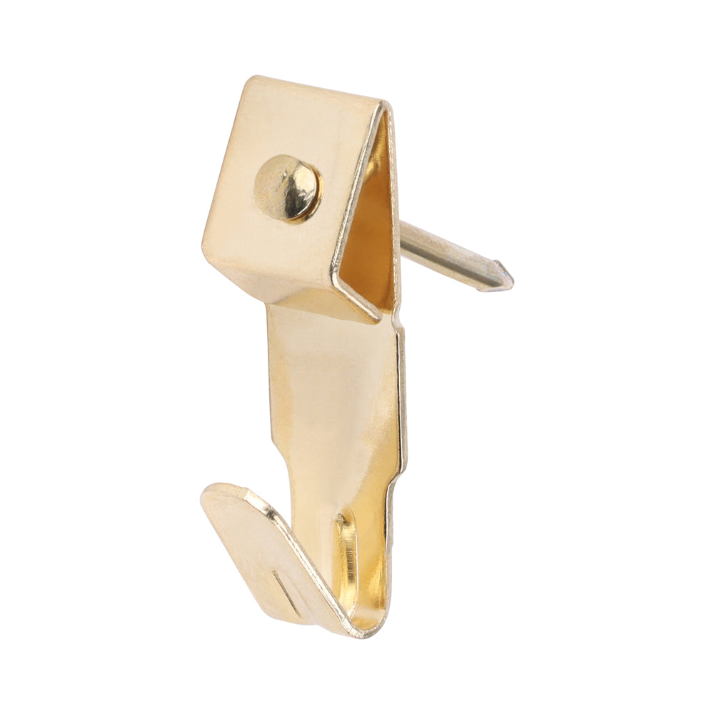 Picture Hanging Hooks - Single - Electro Brass No.2 Single