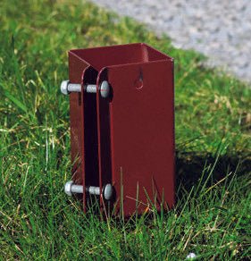 Drive in Fence Post Spike - Bolt Secure - Oxide Red
