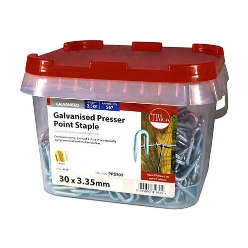 Presser Point Staples - Galvanised - 2.5kg