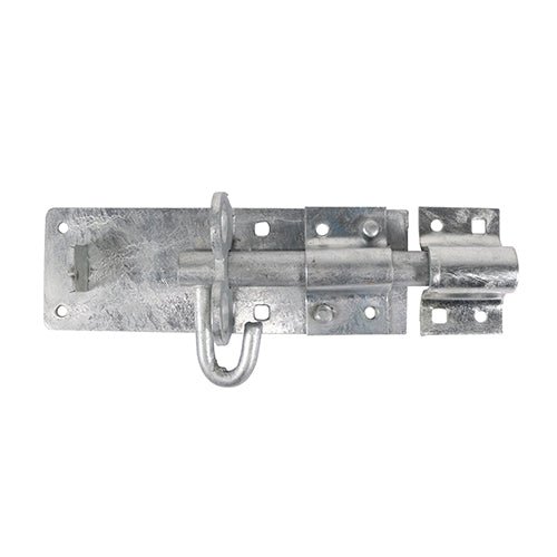 Heavy Brenton Padbolt - Hot Dipped Galvanised - Gate & Shed Bolt