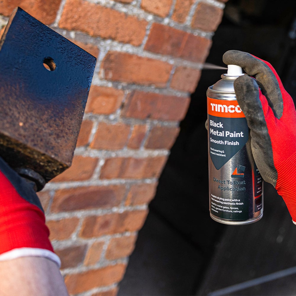 Black Metal Paint - Smooth Finish