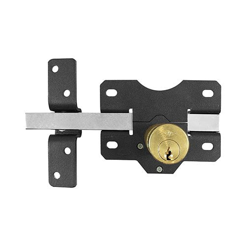 Gate Throw Locks - Double - Black