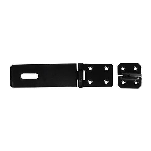 Safety Pattern Hasp & Staple - Black