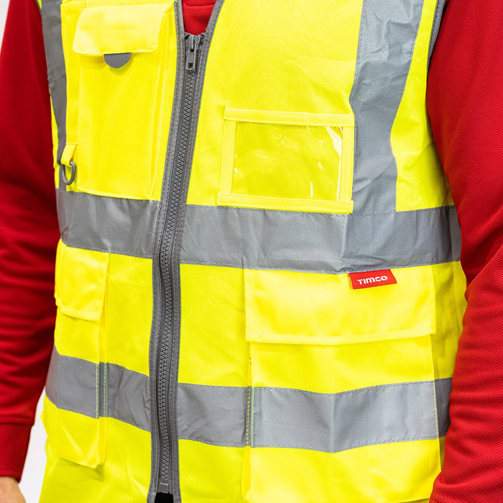 Hi-Visibility Executive Vest - Hi Vis - Yellow