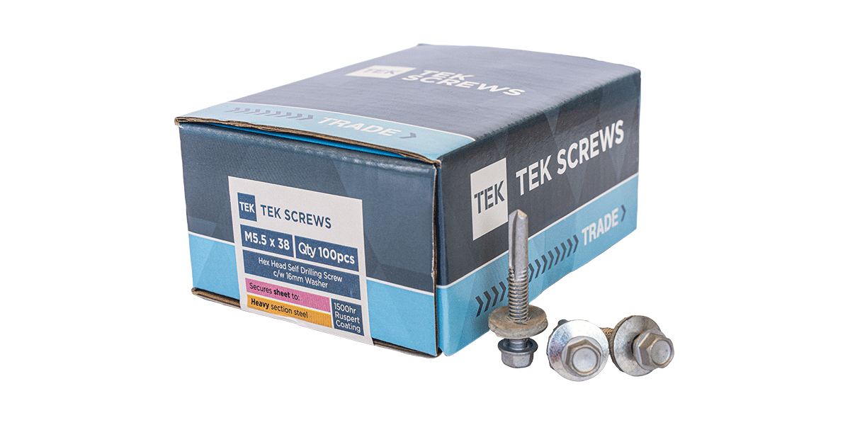 Samac TEK100HS 100x5.5mm Hex Head Heavy Section (50)