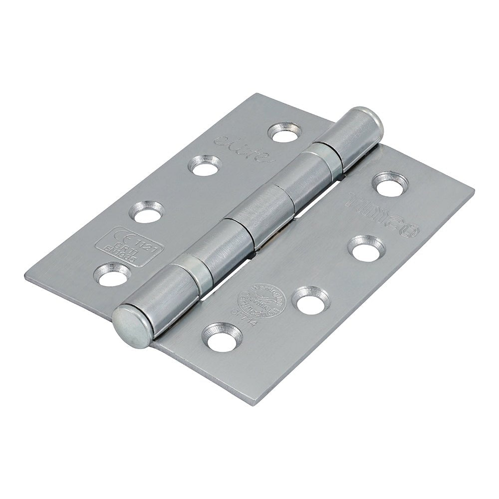 Grade 11 Fire Door Hinges - Satin Chrome (Pack 2)