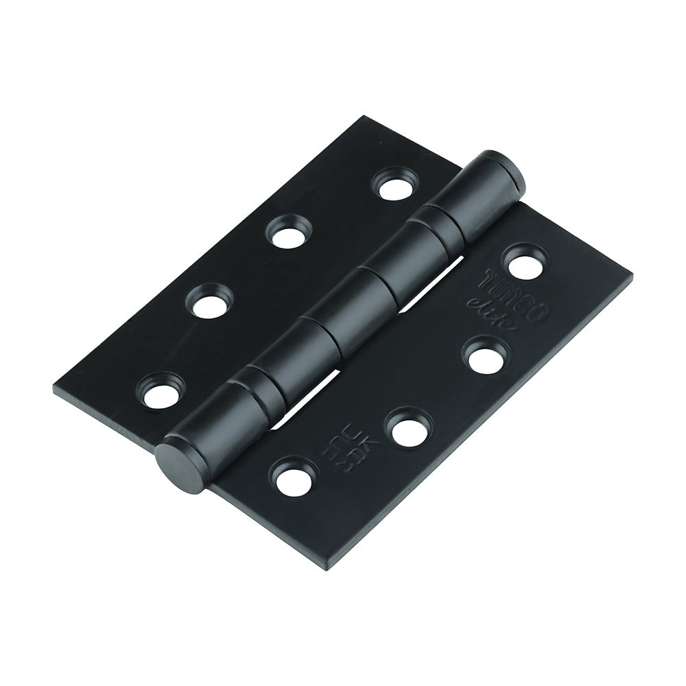 Grade 13 Fire Door Hinges - Matt Black Stainless Steel 101 x 76 x 3