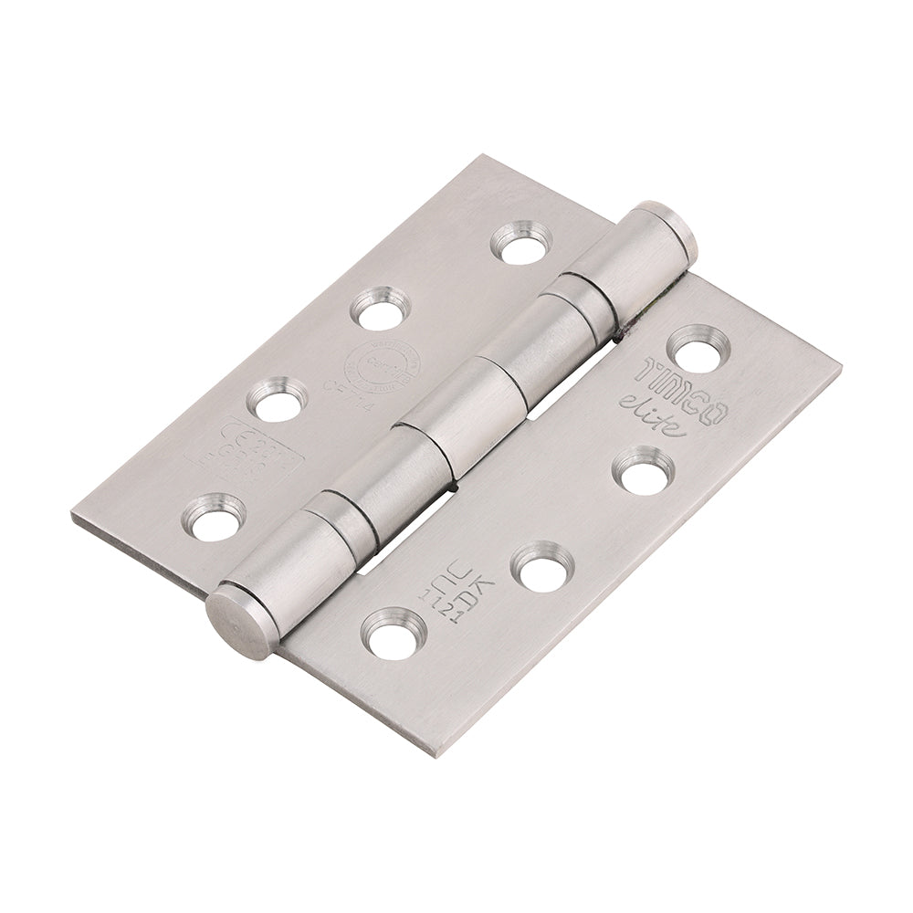 Grade 13 Fire Door Hinges - Satin Stainless Steel 101 x 76 x 3