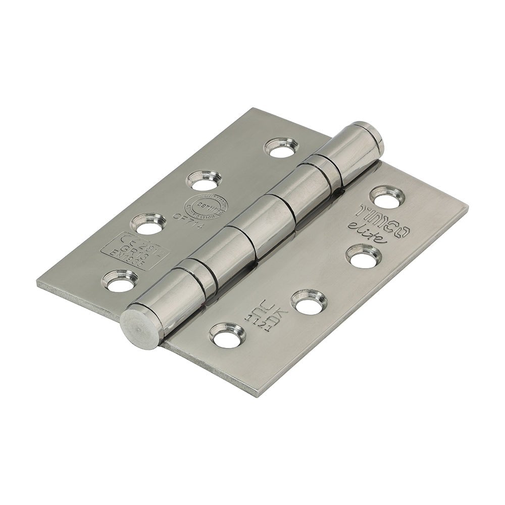 Grade 13 Fire Door Hinges - Polished Stainless Steel (Pack 2)