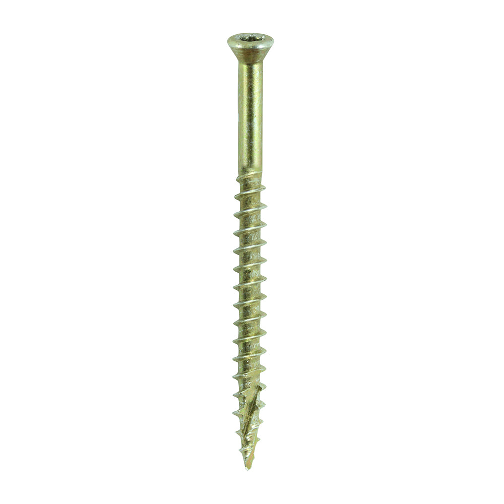 C2 Tongue-Fix - TX - Reduced Countersunk - Twin-Cut - Yellow 3.5 x 45