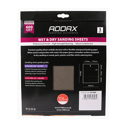 Wet & Dry Sanding Sheets