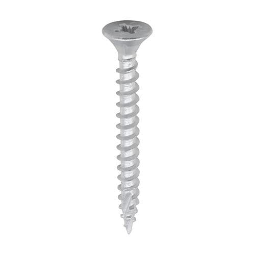 C2 Exterior Strong-Fix Multi-Purpose Premium Screws - PZ - Double Countersunk - Silver