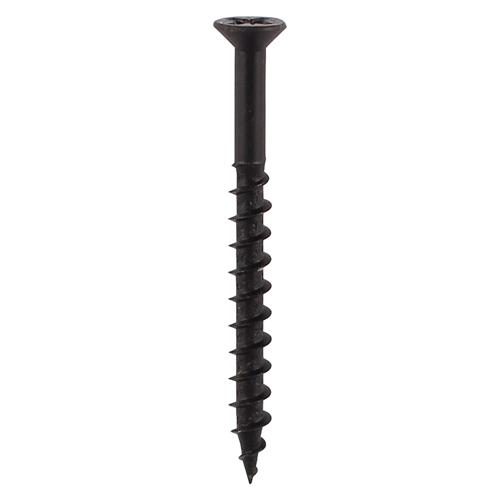Furniture Carcass Screws - Pozi - Black Phosphate
