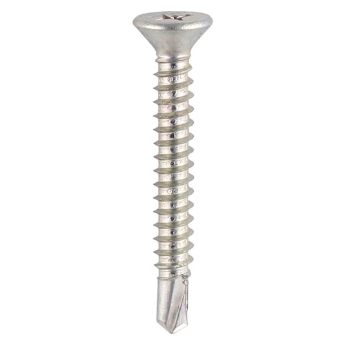 Window Fabrication Screws - Countersunk - Phillips - Self-Drilling Point - Zinc