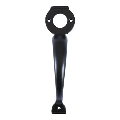 Escutcheon Handle - Black 8"