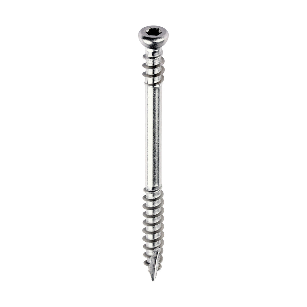 C2 Deck-Fix - TX - Cylinder - Single Slash - Stainless Steel 4.5 x 60