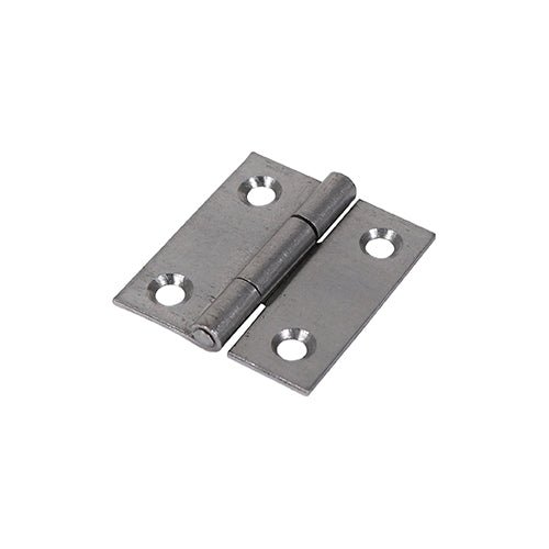 Butt Hinge - Fixed Pin (1838) - Self Colour - 38 x 34 (Pack 2)