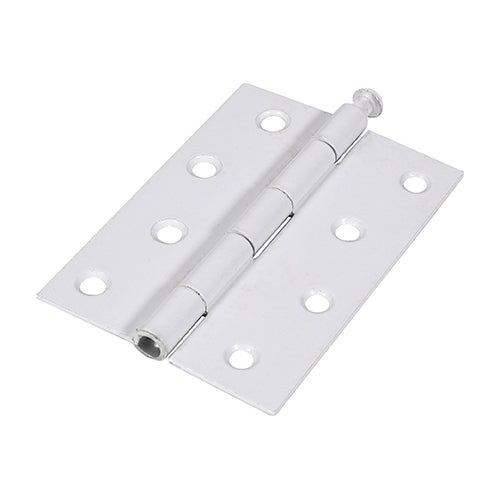 Butt Hinge Loose Pin (1840) White - 100 x 71 (Pack 2)