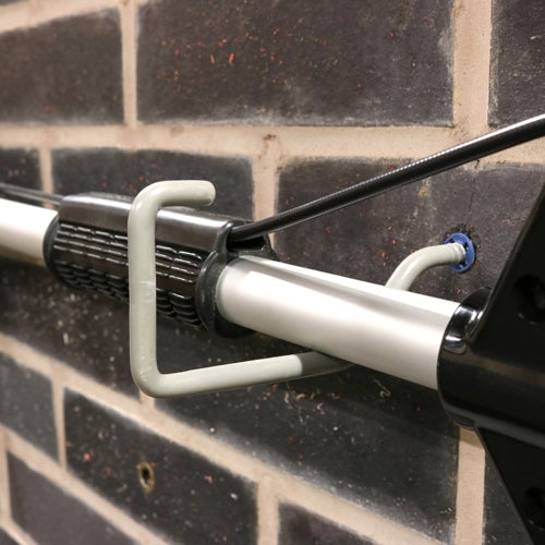 Handy Storage Hooks - Grey - PVC Coating - 2 Pieces