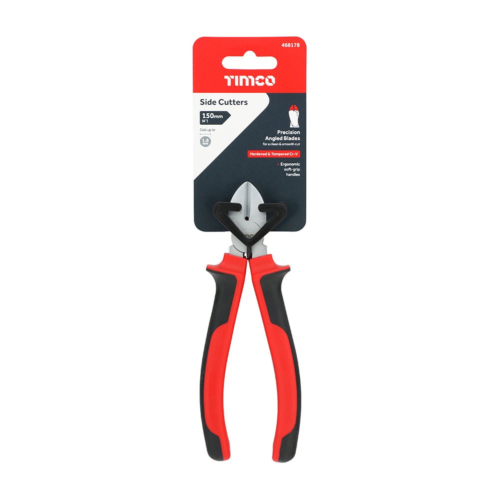 Multi-Purpose Side Cutters - 6" - For Plastics & Metals
