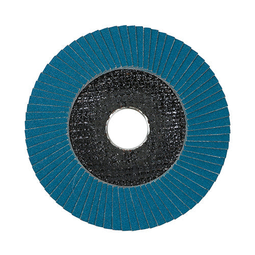Set of Flap Discs - Zirconium - Type 29 Conical - P120 Grit