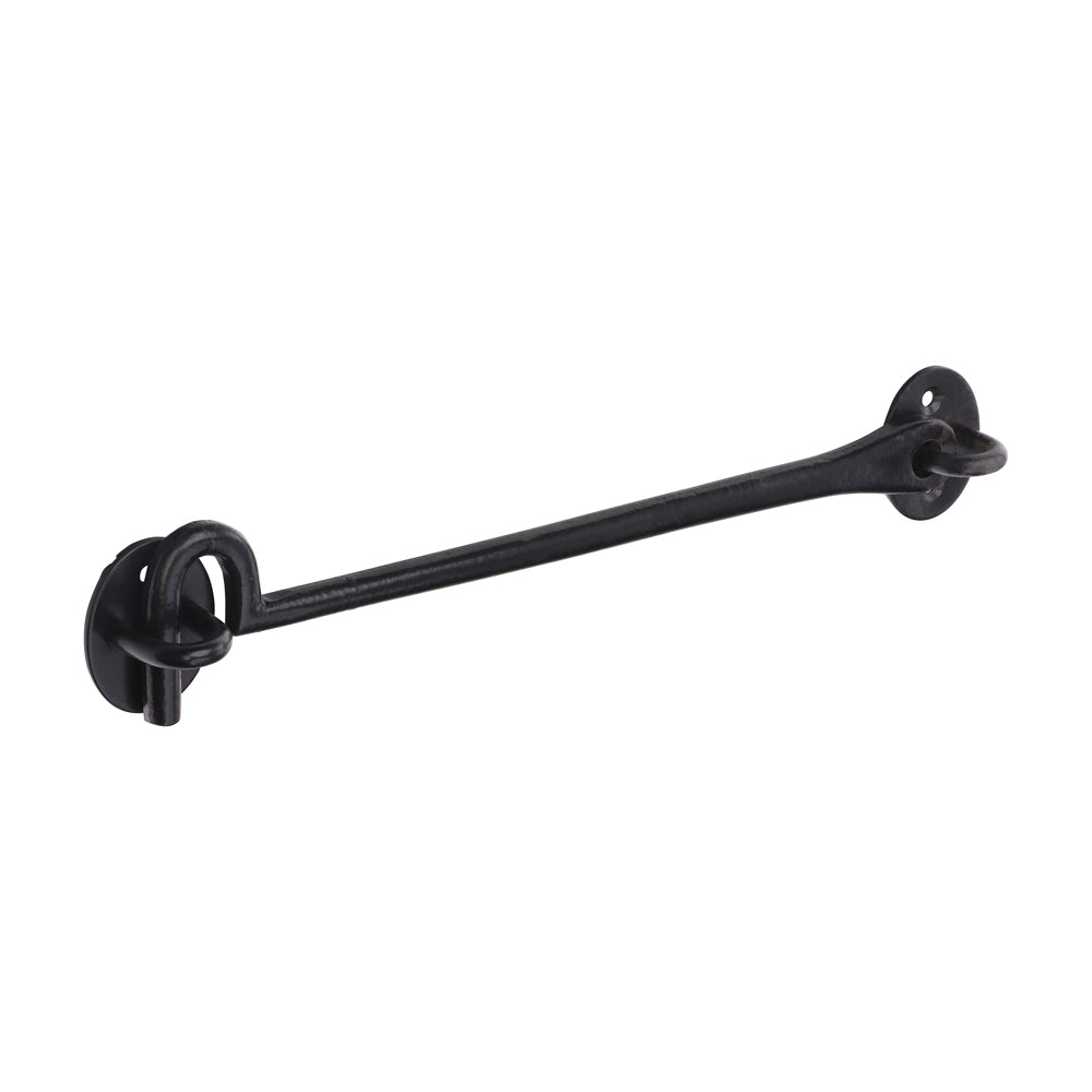 Cabin Hooks - Black 10"