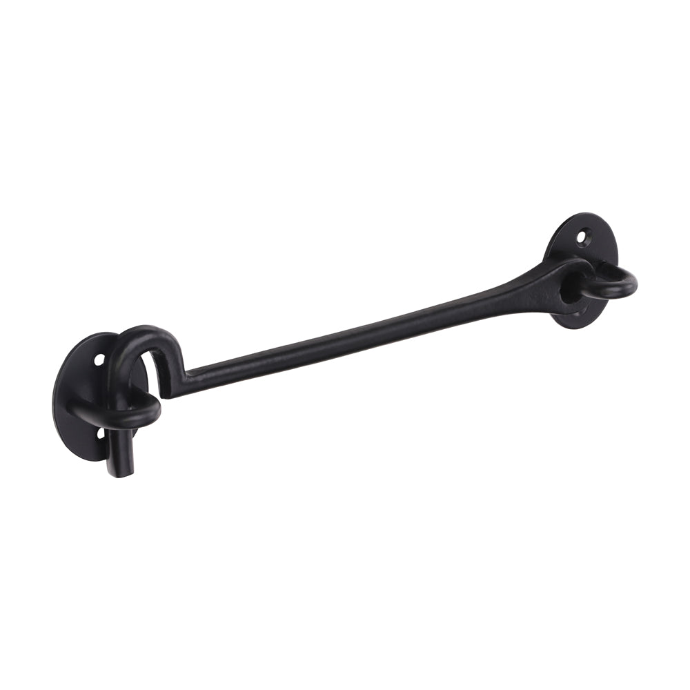 Cabin Hooks - Black 8"
