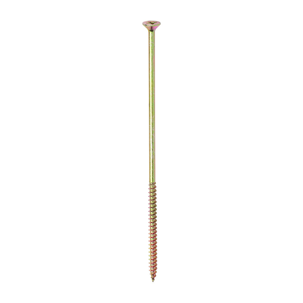 Solo Woodscrews - PZ - Double Countersunk - Yellow 6.0 x 180