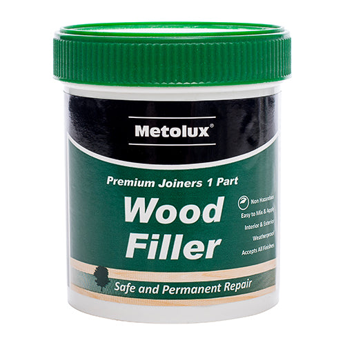 Metolux 1 Part Wood Filler - Dark 250ml