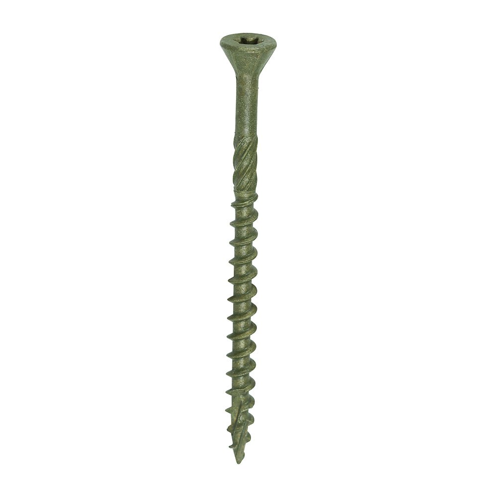 C2 Deck-Fix Premium Decking Timber Screws - TX - Countersunk - Exterior - Green - Industry Pack